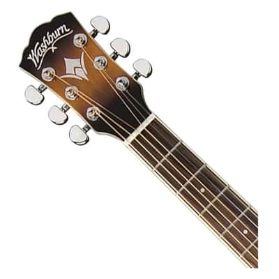 Washburn EA15ATB Festival Series Mini Jumbo Acoustic/Electric Guitar image 4