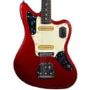 Fender Japan 66 Reissue Jaguar 1997-2000 - Candy Apple Red - Matching Headstock