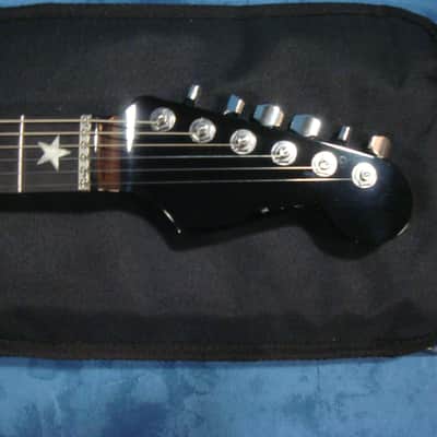 Custom Semi-Hollow Body Thin Line Strat w Lindsey Fralin Split Blade P'ups Black image 14
