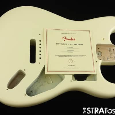 American Fender CLAPTON Strat BODY USA Stratocaster Guitar Olympic White image 2