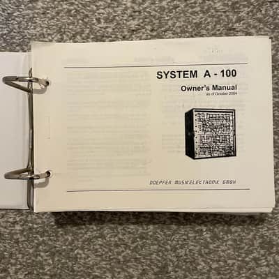 Doepfer A-100 Owner's Manual 2004 image 2