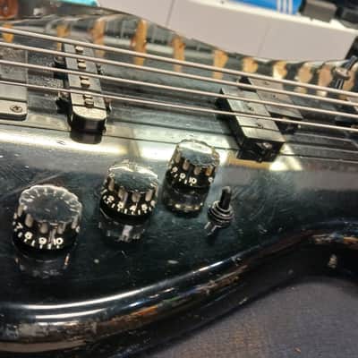Electra Phoenix 4 string bass 1980's - Gloss black image 4