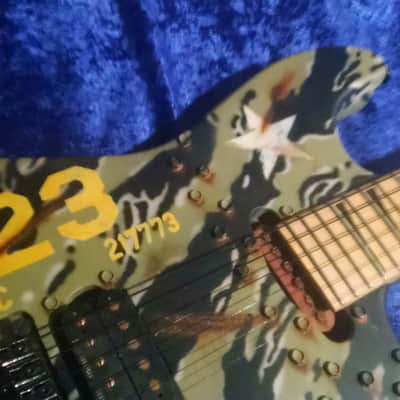 2016 Charvel San DImas RCA Custom M48 Tank Camo Guitar W/case + Candy image 6