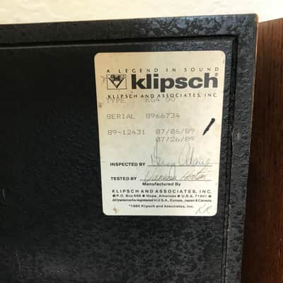 Klipsch KG4 Vintage Floor Standing Speakers image 17