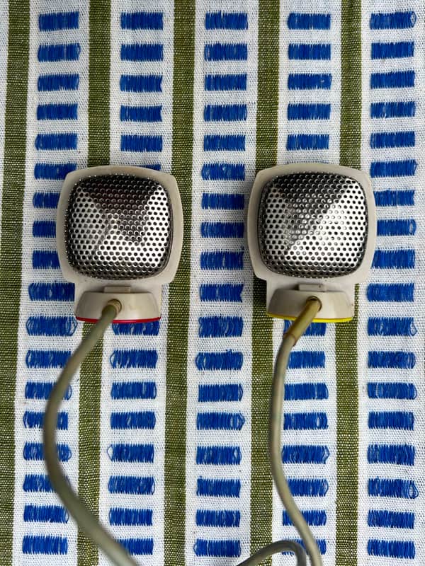 SERVICED 1960's Grundig GDSM 202 Stereo Dynamic Microphone Pair image 1