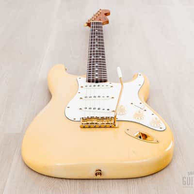 1987 Fender Custom Shop American Vintage '62 Stratocaster Blonde Mary Kaye w/ Gold Hardware, Case image 11
