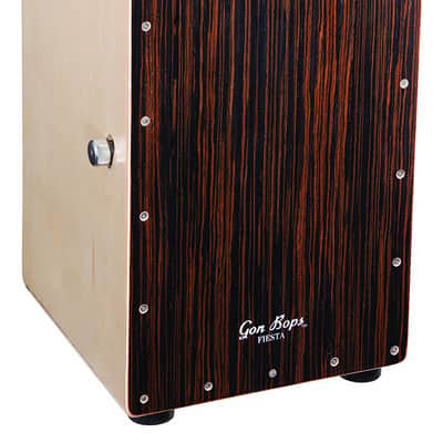 Gon Bops Fiesta Cajon Drum Walnut w/ Gig Bag image 1