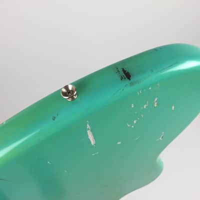 Fender Pawn Shop Bass VI 2012 - Nitro Refin Seafoam Green image 8