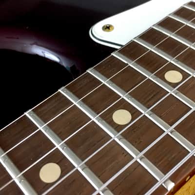 LEFTY! Custom Vintage Relic NOS Red Metallic ST72 Reverse Gold Hardware Gibson Conversion 24.75” Scale HSC image 7