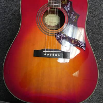 Epiphone Hummingbird HS Dreadnought Acoustic Guitar Heritage Cherry Sunburst image 2