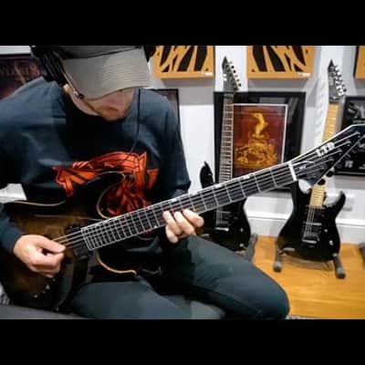 ESP LTD JM-II Black Shadow Burst image 8