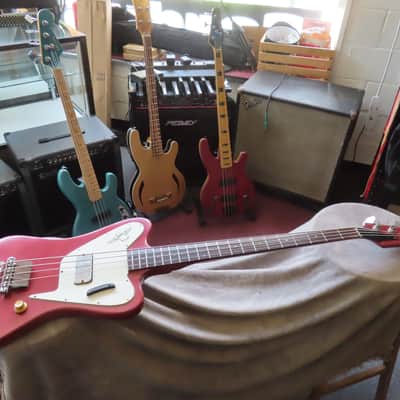 GIBSON 1966 THUNDERBIRD ll BASS BURGUNDY MIST PRO REFIN NON-REVERSE  RARE! [VIDEO] image 1
