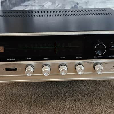Sansui Vintage Sansui 350A stereo receiver 1976 - Black image 3
