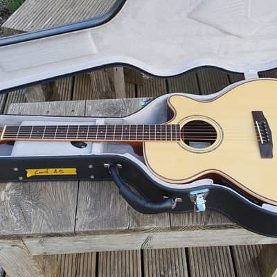 Cort AS-S5 NAT, Vollmassive Mini Jumbo Westerngitarre mit Fishman Preamp image 3