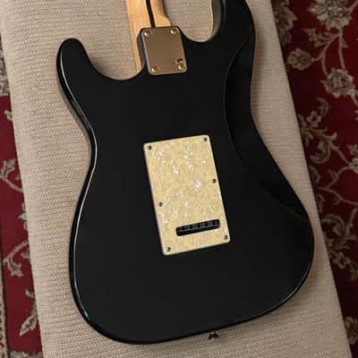 Xtra Guitars Prototype YS 01 S-Style Pearloid Electric Guitar - Obsidian, Gotoh image 7