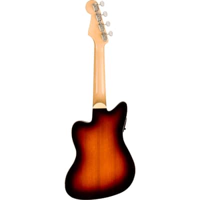 Fender Fullerton Jazzmaster Uke 3-Color Sunburst - Concert Ukulele image 2