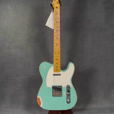 Nash T-57 Surf Green Electric Guitar - Heavy Aging image 2