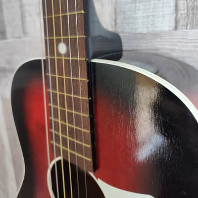 Airline Parlor Size 60's - Red to black burst w/ hardcase image 6