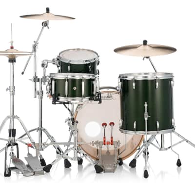 Pearl PMX Professional Series 3-Piece Drum Shell Pack - 22x16 Bass, 16x16 Tom, 12x8 Tom - Emerald Mist image 4