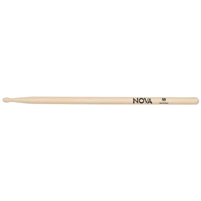 Vic Firth Nova 5B Drumsticks, Wood Tip, Pair image 1