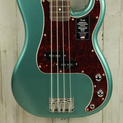 DEMO Fender American Professional Classic Precision Bass - Faded Sherwood Green Metallic (918) image 1