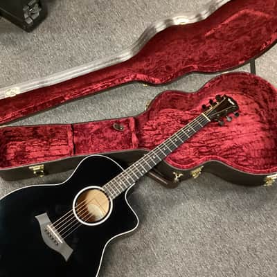 Taylor 214CE Deluxe Limited Edition Black Acoustic Guitar image 3