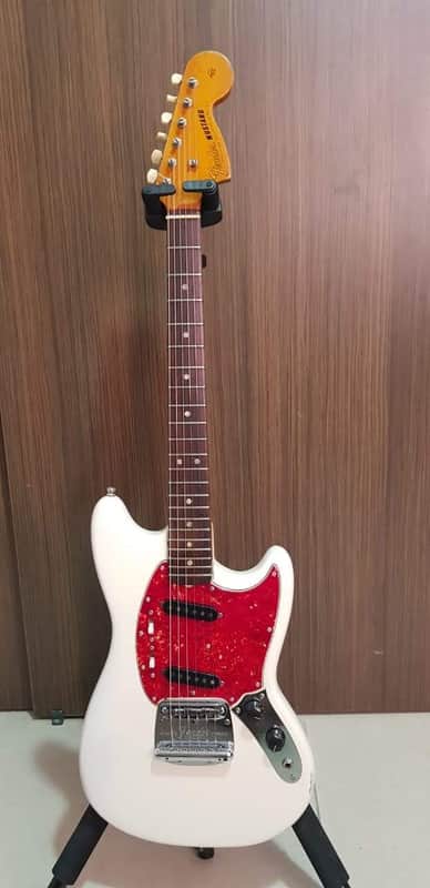 1964/65 Fender Mustang Guitar - Rosewood - Olympic White image 1