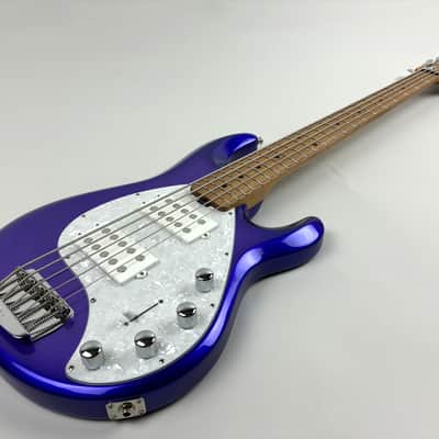 Ernie Ball Music Man StingRay SR5 HH. See Me Ride Out of the Sunset. 2026 – Grape Crush image 5