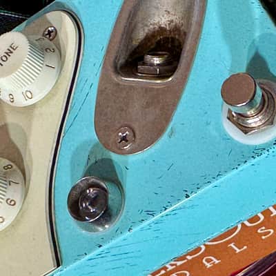 Coppersound Pedals Strategy V1 Preamp / Overdrive Sonic Blue Relic image 15
