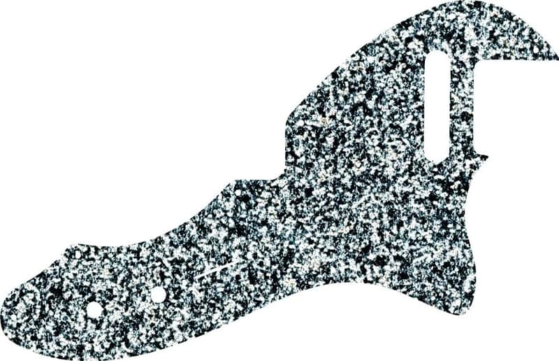 WD Custom Pickguard For Fender Made In Mexico '69 Telecaster Thinline Reissue #60SS Silver Sparkle image 1