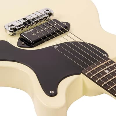 Vintage V130 ReIssued Electric Guitar ~ Vintage White image 5