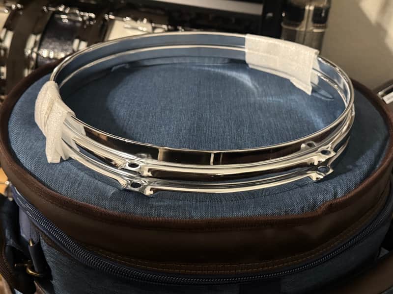 EKG 2.3 ml triple flanged 6 hole tom hoops 12” 2025 - Chrome image 1