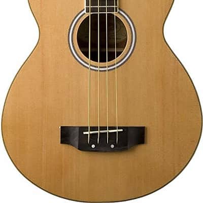 Washburn AB5K Spruce Top Mahogany Neck 4-String Acoustic Bass Guitar w/Gig Bag image 2