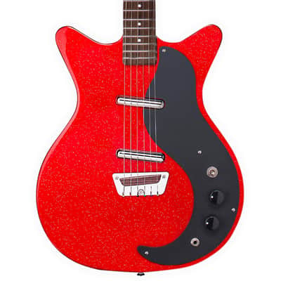 Danelectro Glitter '59 - Sparkle Red Guitar image 6