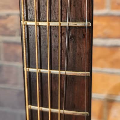 Vintage 1960s Estrada FS-5 Acoustic Guitar Natural-GOOD Tone-Repaired Headstock image 4