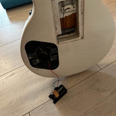 Modified Epiphone Les Paul Studio 1998 - 2003 - Alpine White image 2