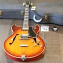 Vintage! 1962 Gibson Barney Kessel Custom Archtop Hollowbody Electric Guitar Cherry Sunburst + OHSC