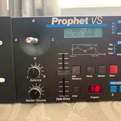 Sequential Prophet VS Rackmount 8-Voice Polyphonic Synthesizer 1986 - 1987 - Black image 3