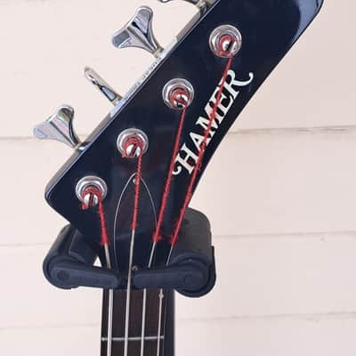 HAMER EXPLORER-STYLE BASS – “CHEAP TRICK ESSENTIAL”  IN BLACK image 3