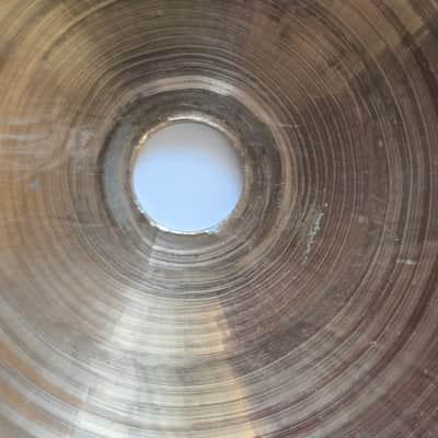 UFIP 20" Solid Ride 2528g Vintage Italian Rotocasting Ride Cymbal image 9