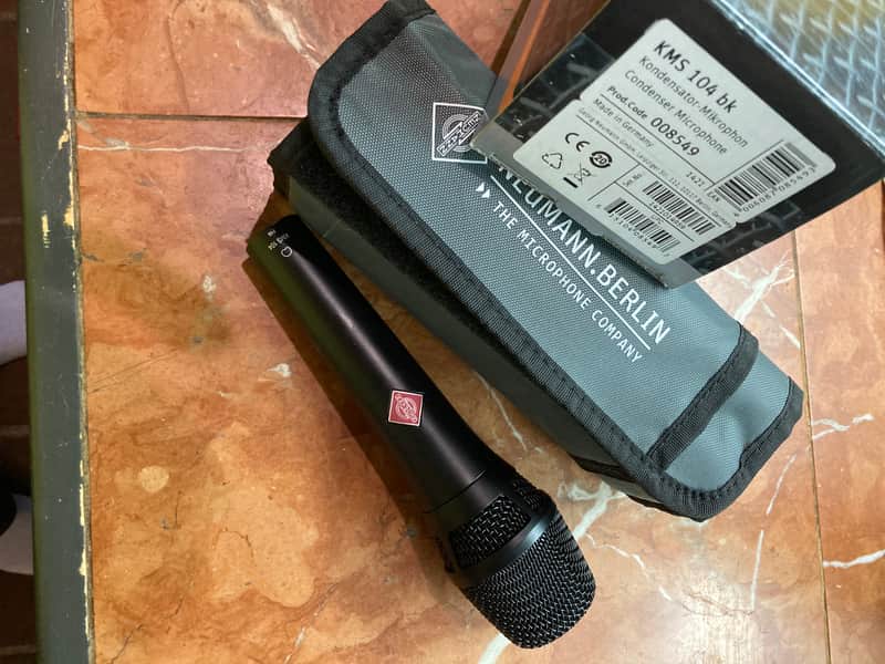 Neumann KMS 104 Handheld Cardioid Condenser Microphone, Black, Minty! image 1