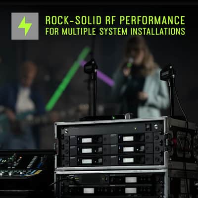 Shure GLXD16+ Dual Band Pro Digital Wireless System - Perfect for Guitar and Bass - 12-Hour Battery Life, 100 ft Range | Includes WA305 Premium Guitar Cable with 1/4" Jack & Guitar Pedal Receiver image 7