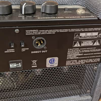 Fender Bassbreaker 15 15-Watt 1x12" Guitar Combo 2016 - Present - Gray Tweed image 8
