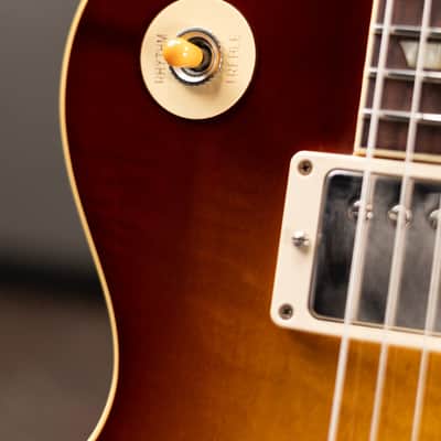 Gibson Custom Shop Les Paul 1958 Historic Collection 70th Anniversary Electric Guitar - Iced Tea Burst with Hardshell Case - Used image 10