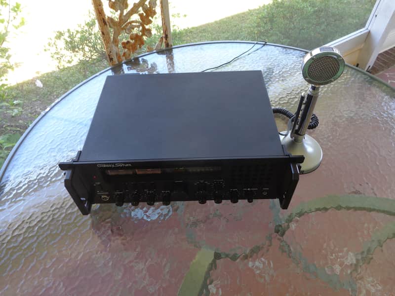 Galaxy Saturn CB Base Station w/ Astatic D-104 Mic image 1