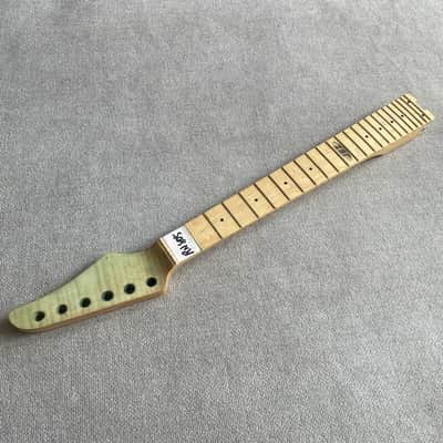 Maple Wood Short Scales Guitar Neck with 24 Frets Fingerboard image 11