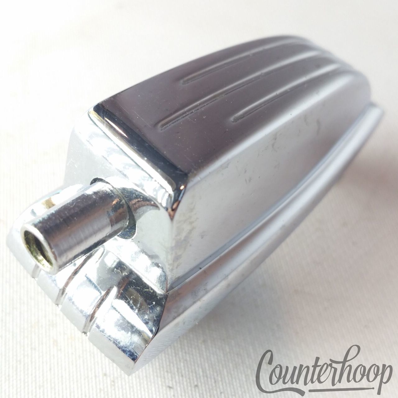 Ludwig Bass Drum/Floor Tom Lug Chrome Super Classic Vintage 70s Chicago Complete — main photograph