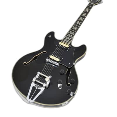 Schecter Corsair 2020 Semi Hollow Electric Guitar Gloss Black B0961 image 1