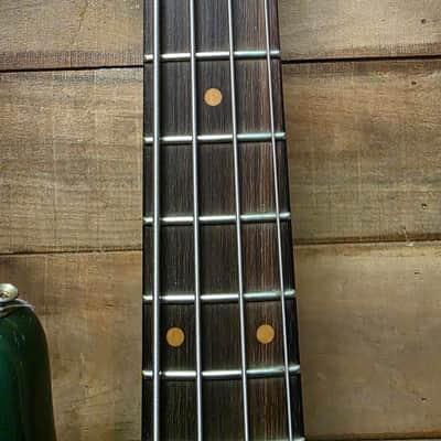 2023 Fender Custom Shop Jazz Bass B2 '62 RELIC (Pre-Owned) - Aged Sherwood Green w/ Hard Case image 10