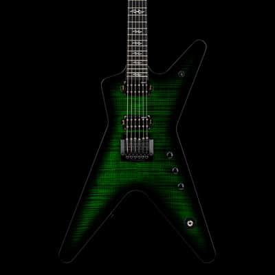 Dean USA ML Flame Top Kahler - Emerald Green Burst #21097 image 3